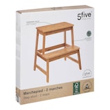 thumbnail of FIVE - 2 Stufenhocker, Bambus