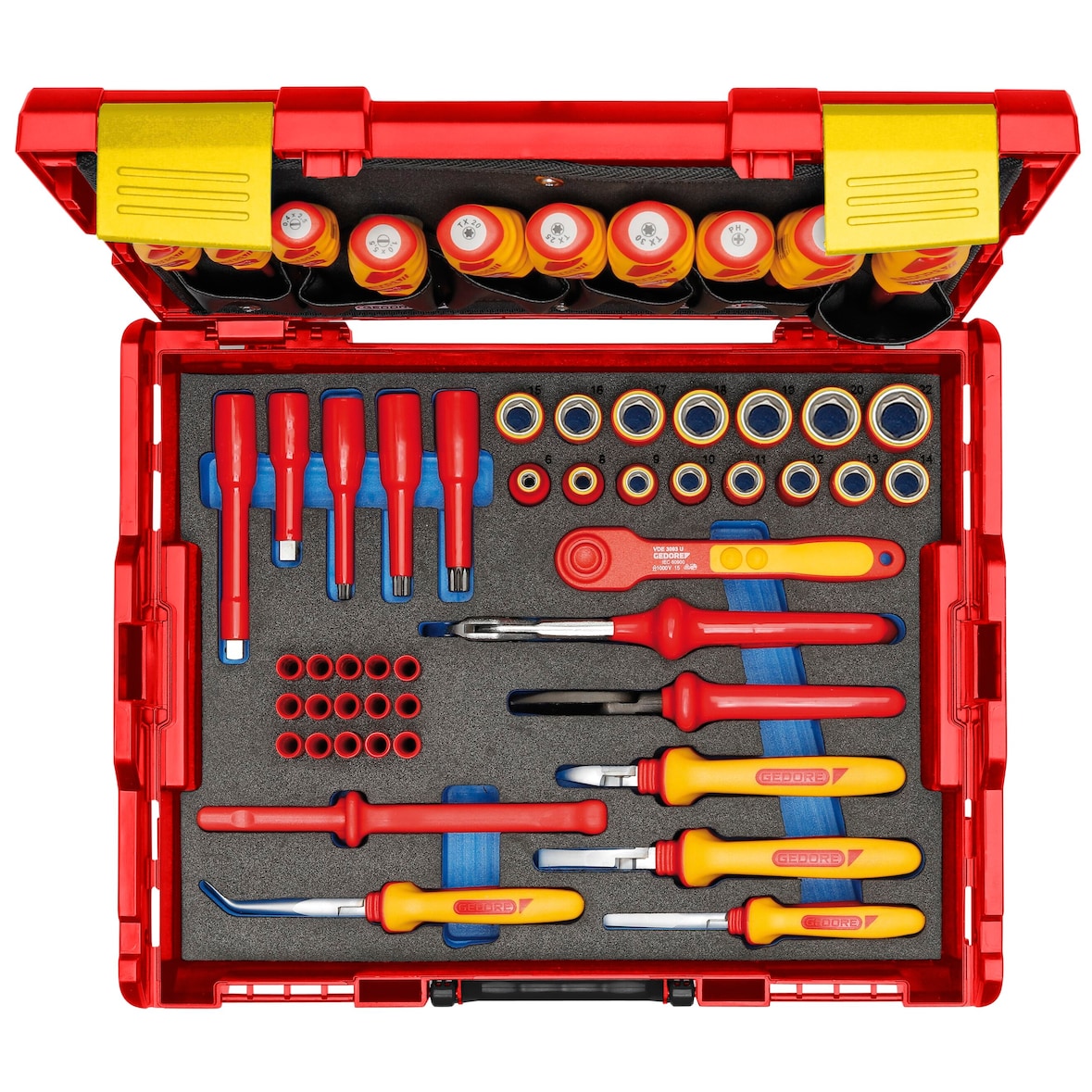 GEDORE VDE-Werkzeugsortiment HYBRID in L-BOXX 136, 1100-1094