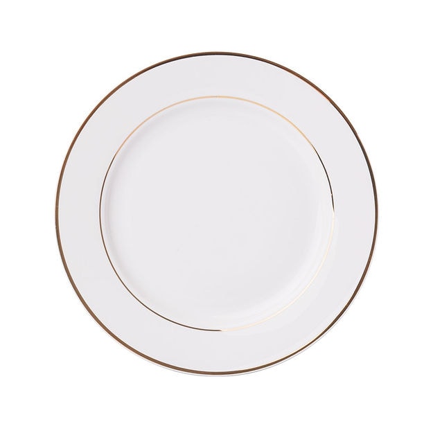 Plat bord FILET OR - Porselein - 26,5 cm