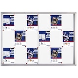 thumbnail of FRANKEN Schaukasten PRO für 21x DIN A4, Metall-Rückwand