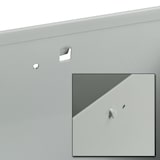 thumbnail of PROREGAL Schüttenregal mit 5 Fächer für Lochplatte | HxBxT 5x90x16cm | Lichtgrau