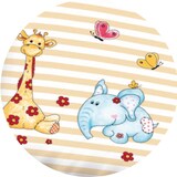 thumbnail of Kinder Bettwäsche 100x135cm / 40x60cm - Elefant & Giraffe
