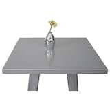 thumbnail of Conjunto mesa alta + 2x banco de bar HWC-A73, banco de bar mesa de bar, design industrial em metal ~ cinzento