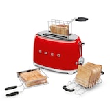 thumbnail of Toaster 2 tranches années 50 rouge -   Acier Smeg