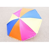 thumbnail of Sonnenschirm Strandschirm Mehrfarbig Ø 1300mm Höhe 1550mm - Fester UV-Schutz 1 Stück