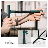 thumbnail of tectake Serre de jardin souple 2,23 m² 186 x 120 x 190 cm Blanc