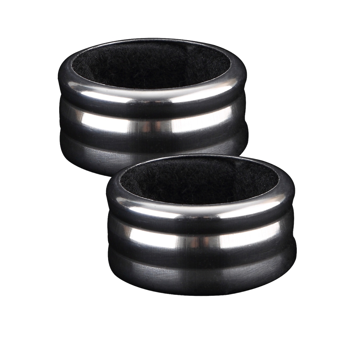 BERGNER - Conjunto de 2 anéis de gotejamento em aço inoxidável (coleção CRU Wine Expert)