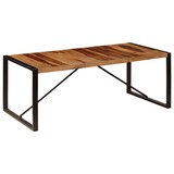 thumbnail of Mesa de comedor de madera maciza de sheesham 200x100x75 cm