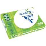 thumbnail of CLAIREFONTAINE Ramette 500 feuilles tres Blanc A4 80gr CIE161, 50% fibres vierges, 50% recyclées EQUALITY