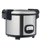 thumbnail of METRO Professional Olla arrocera GRC1950, acero inoxidable, 48x39x35 cm, Ø 34,7 cm, 12 L, rango de temp.: 155-165°C, 30 porciones en 45 minutos, plata