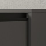 thumbnail of WB-Unterschrank 63x34x55cm | 2 Türen & Soft-Close | Siphonausschnitt | Graphit | Made in Germany | Badschrank Modern | Kadima Design Serie HAMBURG
