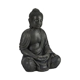 thumbnail of Relaxdays Buddha Figur sitzend, XL 70 cm, Gartenfigur, Dekofigur Wohnzimmer, wetterfest & frostsicher, dunkelgrau
