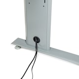 thumbnail of Rocada mesa de oficina serie metal 180x80 aluminio / roble