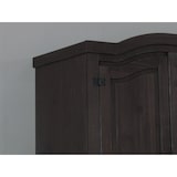 thumbnail of New Mexico Kleiderschrank 3 türig mit einer Spiegeltür, 2 getäfelten Türen und 3 Schubladen in kolonial gebeizt, gewachst.