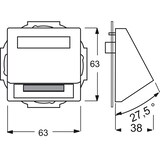 thumbnail of Busch-Jaeger Zentralscheibe stws mt 1758-884 2CKA001724A4307
