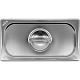 thumbnail of Gastro Behälter, Gastronomiebehälter Deckel Edelstahl GN 1/3 325x176mm
