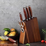 thumbnail of XinZuo - Universeel messenblok van Acaciahout (voor 6 tools)