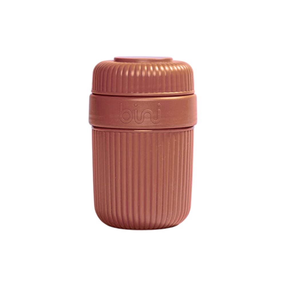Mug Nomade Terracotta -  35.00 cl Rouge Rond Bio-composite Bini 8.00x8.00 cm