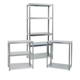 thumbnail of PROREGAL 2x Schwerlastregal Steel Eagle | HxBxT 180x80x40 cm | Fachlast 130kg | Verzinkt | Stecksystem Lagerregal Regalsystem 2 Stk.
