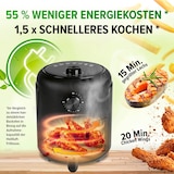 thumbnail of GOURMETmaxx Heißluftfritteuse mit 2,3 l & 1000 Watt - inkl. Timer & 8 Funktionen