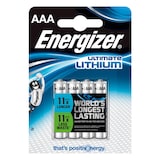 thumbnail of Batteria al litio Energizer Ultimate Lithium AAA L92 Lr03 1,5 V Blister*4