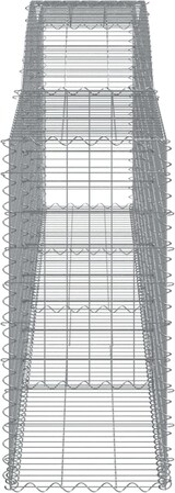 thumbnail of vidaXL Gabionen mit Hochbogen 20 Stk 400x50x100/120cm Verzinktes Eisen
