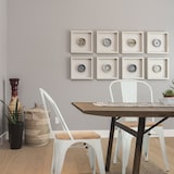 thumbnail of Stoel VANTAGGIO COMFORT W metallic wit / zitting van echt hout hjh OFFICE