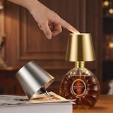 thumbnail of LED Flaschenlampe Kabellos - Akku Tischleuchte Dimmbar - Gebürstetes Metall Bronze - IP54 Wasserdicht Flaschenlicht mit Touch-Steuerung