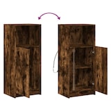 thumbnail of vidaXL LED-Sideboard Räuchereiche 42,5x34x100 cm Holzwerkstoff