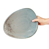 thumbnail of Olympia Ember Blue driehoekige borden 308 mm (verpakking van 4)