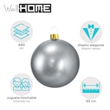 thumbnail of WellHome - Bola de Natal Inflável Prateada Ø6,5cm com Ventosa e Acessórios