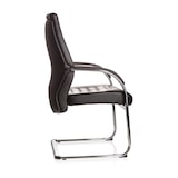 thumbnail of Konferenzstuhl / Freischwinger / Stuhl VITORO V Kunstleder schwarz hjh OFFICE