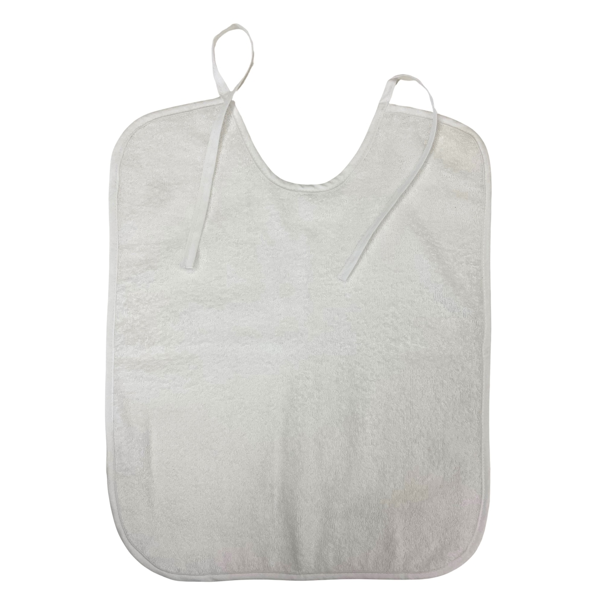 Lot de 6 Bavoirs adulte pour des personnes âgées 40x50cm, 100%coton
