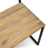 thumbnail of Banco Oxford antivuelco 84x86x44cm color Negro acabado envejecido estilo nórdico industrial Box Furniture