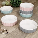 thumbnail of 6er Set Crème Brûlée-Förmchen Emilia rosa türkis grau Schälchen