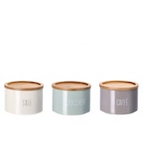 thumbnail of Conjunto de latas com tampa, sal - açúcar – café