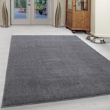 thumbnail of Teppich Schlafzimmer Unifarben Elegant Waschbar Strapazierfähig Wohnzimmer Esszimmer Hellgrau 140x200 cm – MAIN von Kadima Design