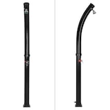 thumbnail of ML-Design Solardusche 20L Rund 222 cm Schwarz Gebogen – Mit schwenkbarem Duschkopf, warmes Wasser bis 60°C, Gartenschlauch-Anschluss, Außendusche
