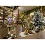 thumbnail of Tannenbaum künstlich mit Beeren im Stoffsack 20cm Grün / Weiß / Rot