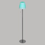 thumbnail of Lampadaire d'extérieur LED rechargeable USB base acier Gris Foncé D 18 x L 105.5 cm