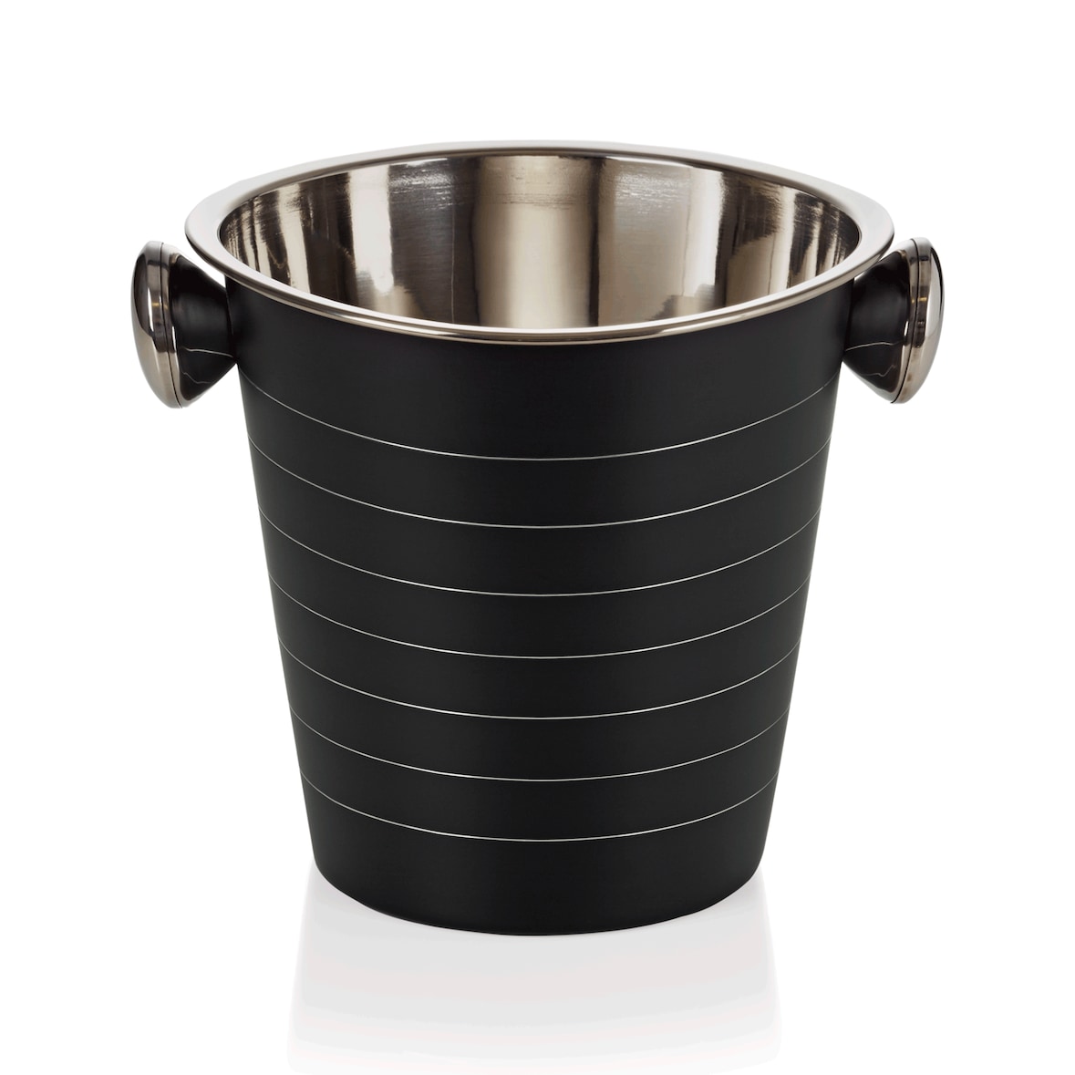 Nikkel-chroom stalen flessenhouder 4,5 L H 200 mm Diameter 130 mm Was Duitsland