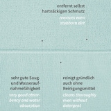 thumbnail of Mikrofasertücher für Fett und Flüssigkeiten Standard aus Polyester/Polyamid Grün 10 Stück