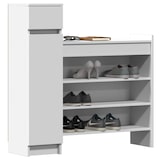 thumbnail of vidaXL Schuhschrank Weiß 100,5x28x100 cm Holzwerkstoff