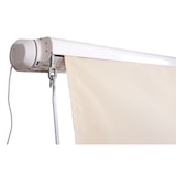 thumbnail of Elektrisch zonnescherm met cassette T124, 5x3m oprolbaar doek ~ crème acryl