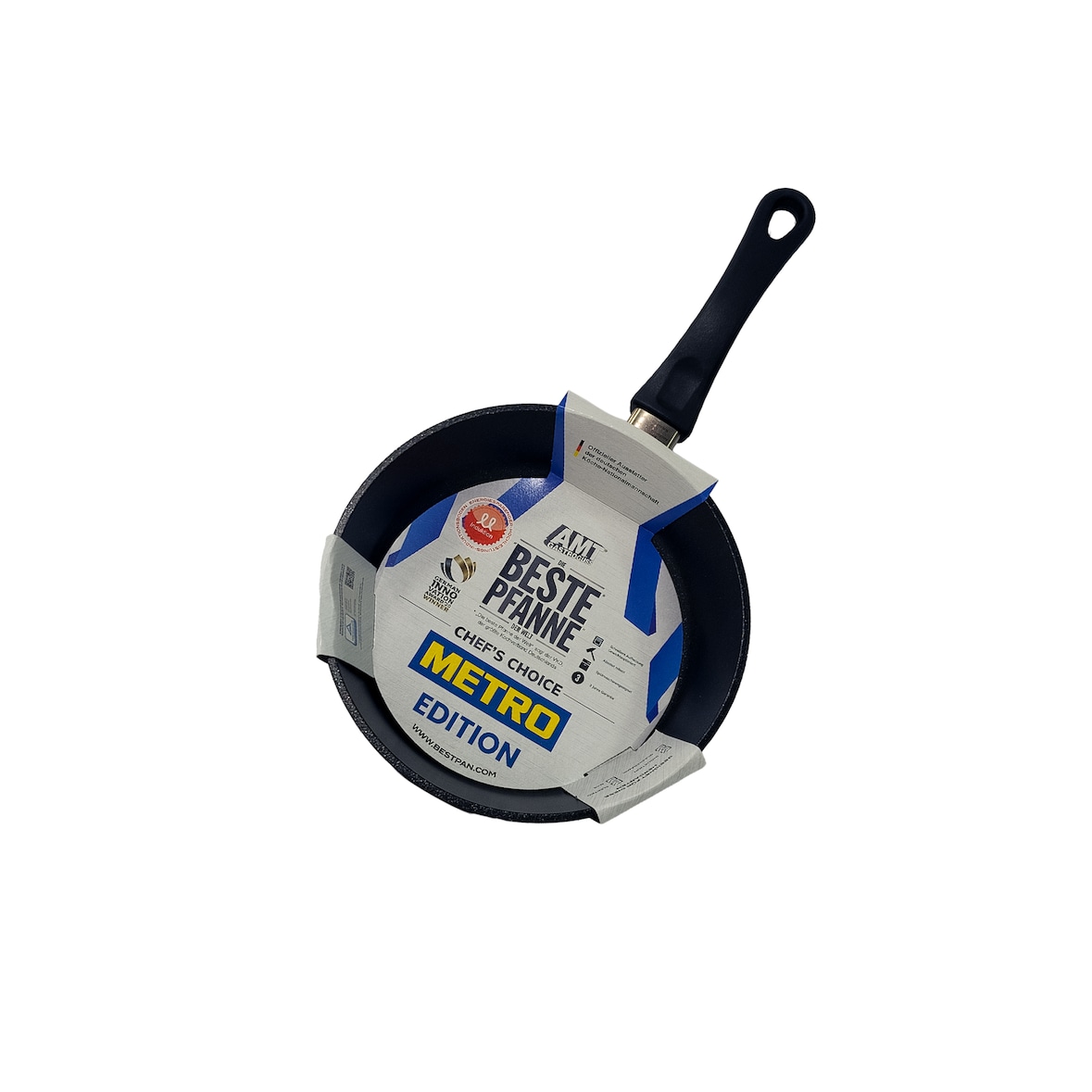 AMT Beste Pfanne Metro Edition - Bratpfanne Induktion ø 28 cm, 5 cm hoch