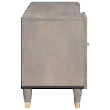 thumbnail of Helloshop26 - Mobile TV dal design moderno con spazio interno 105 x 33 x 46 cm legno massello di mango grigio 02_0057880