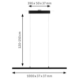 thumbnail of Paulmann URail Suspension LED Lento   1800lm 41W 2700K gradable 230V Noir mat 96816