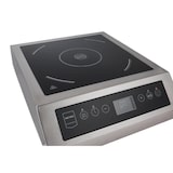 thumbnail of METRO Professional Piano cottura a induzione GIC3135, acciaio inox / vetroceramica, 34 x44 x 12 cm, 3500 W, filtro antigrasso, argento