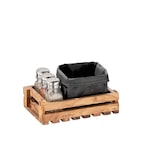 thumbnail of APS Table Caddy -OLIVE- 22 x 15 cm, H: 6 cm Olivenholz