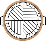thumbnail of Cebu Wandregal 72,5 x 18 x 65 cm aus schwarzem Metall und Rattan – Geometrisches und Boho-Chic-Design für die Wanddekoration